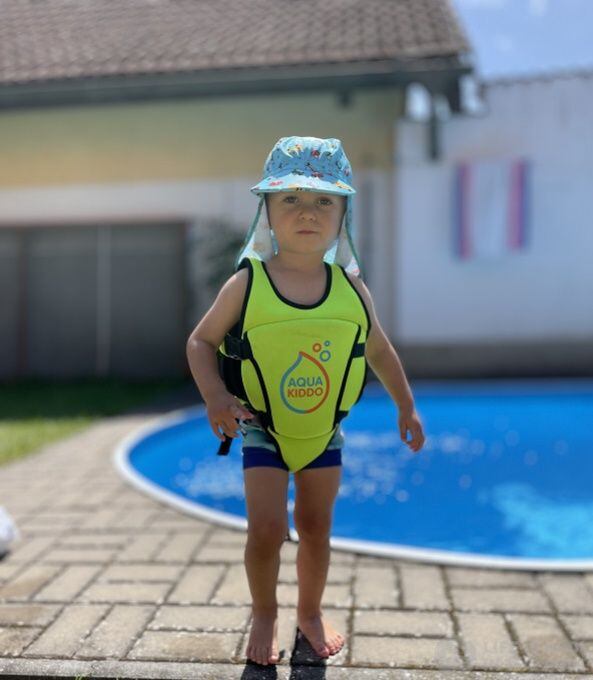 AquaKiddo Dětská UV kšiltovka pirát Cars - modrá
