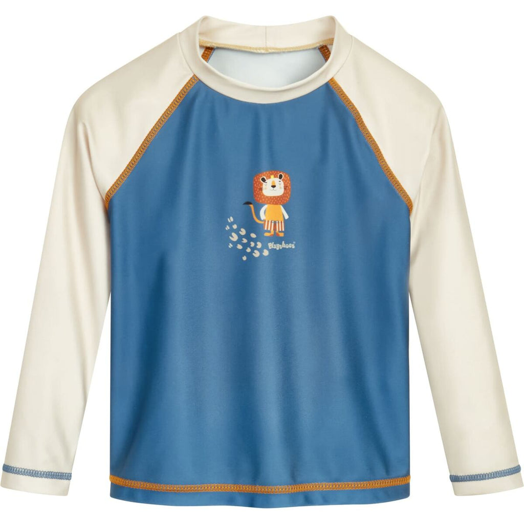 Playshoes Dětské UV tričko Jungle petrol - dlouhý rukáv