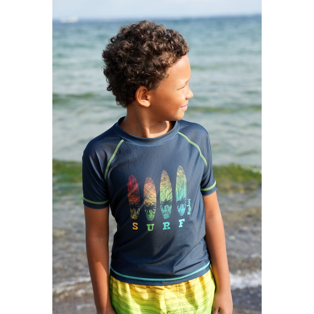 Playshoes Dětské UV tričko Surf - krátký rukáv