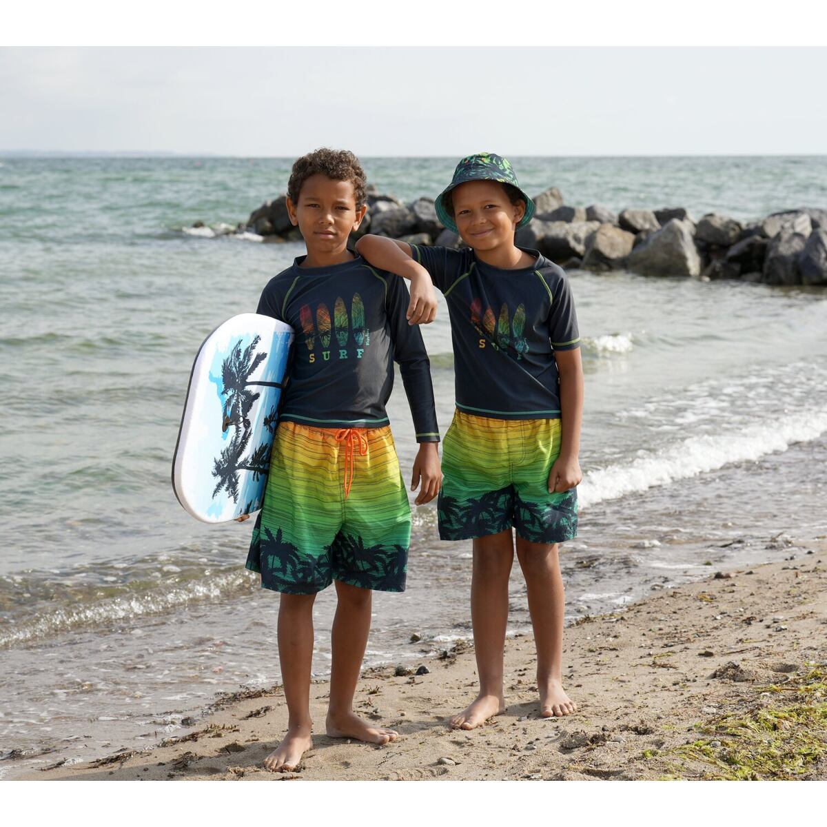 Playshoes Dětské UV tričko Surf - krátký rukáv