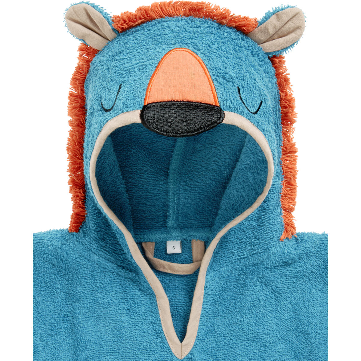 Playshoes Dětské pončo Jungle petrol