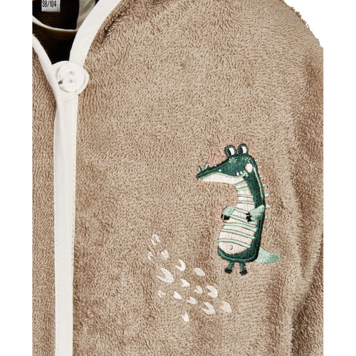 Playshoes Dětský župan Wild Animals brown - froté