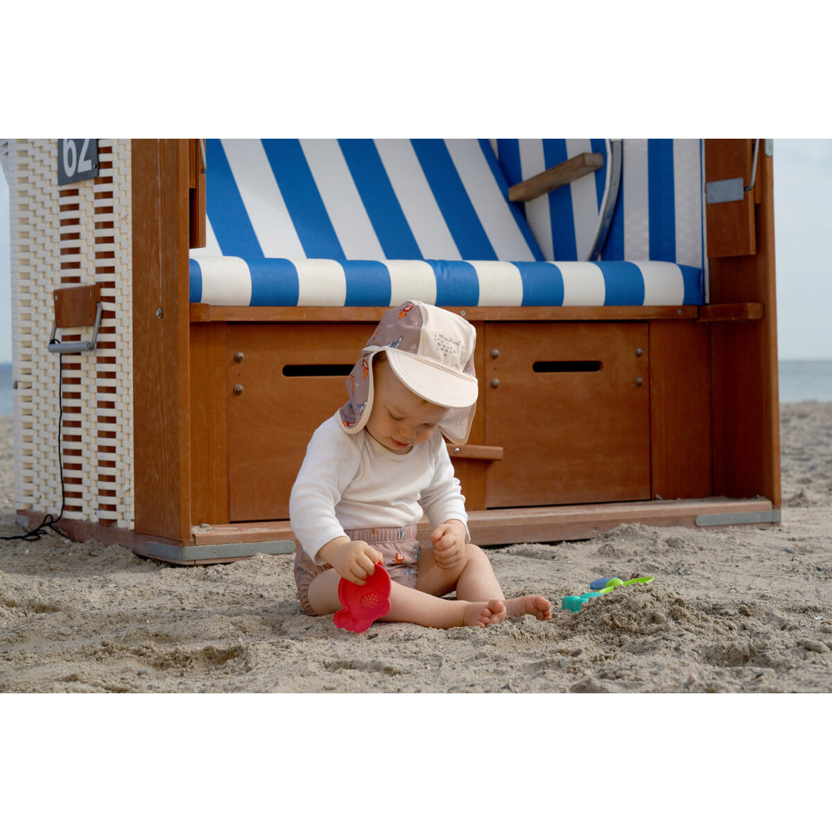 Playshoes Dětská UV kšiltovka Wild Animals brown