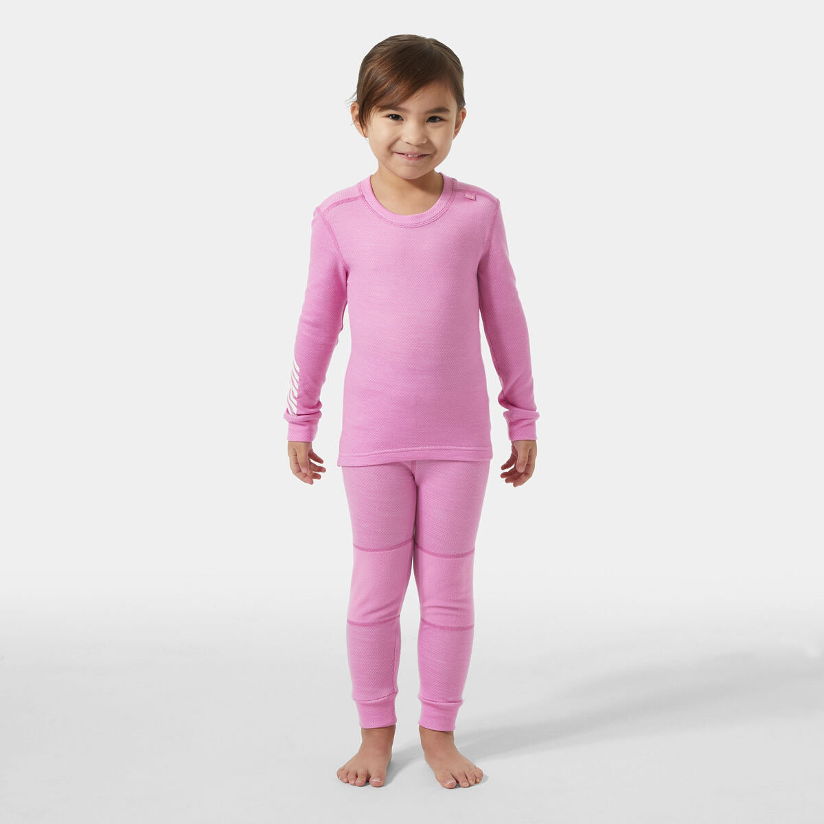 Helly Hansen Dětské termoprádlo K Lifa Merino set - meta pink
