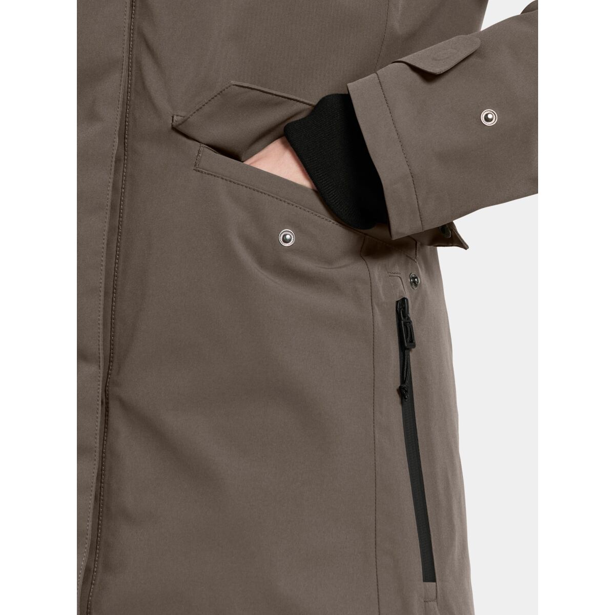 Didriksons Dámský zimní kabát Erika mocha brown