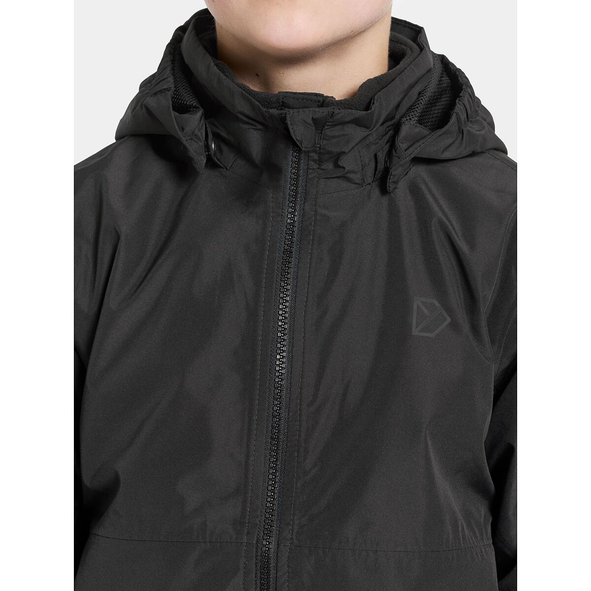 Didriksons Dětská nepromokavá bunda Piko black - ROSTOUCÍ