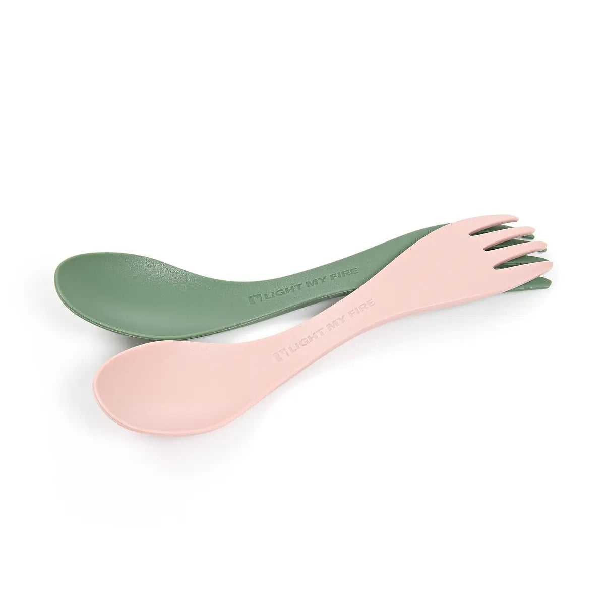 Light my fire Dětský cestovní příbor Swedish Spork little 2-pack sandygreen/dustypink