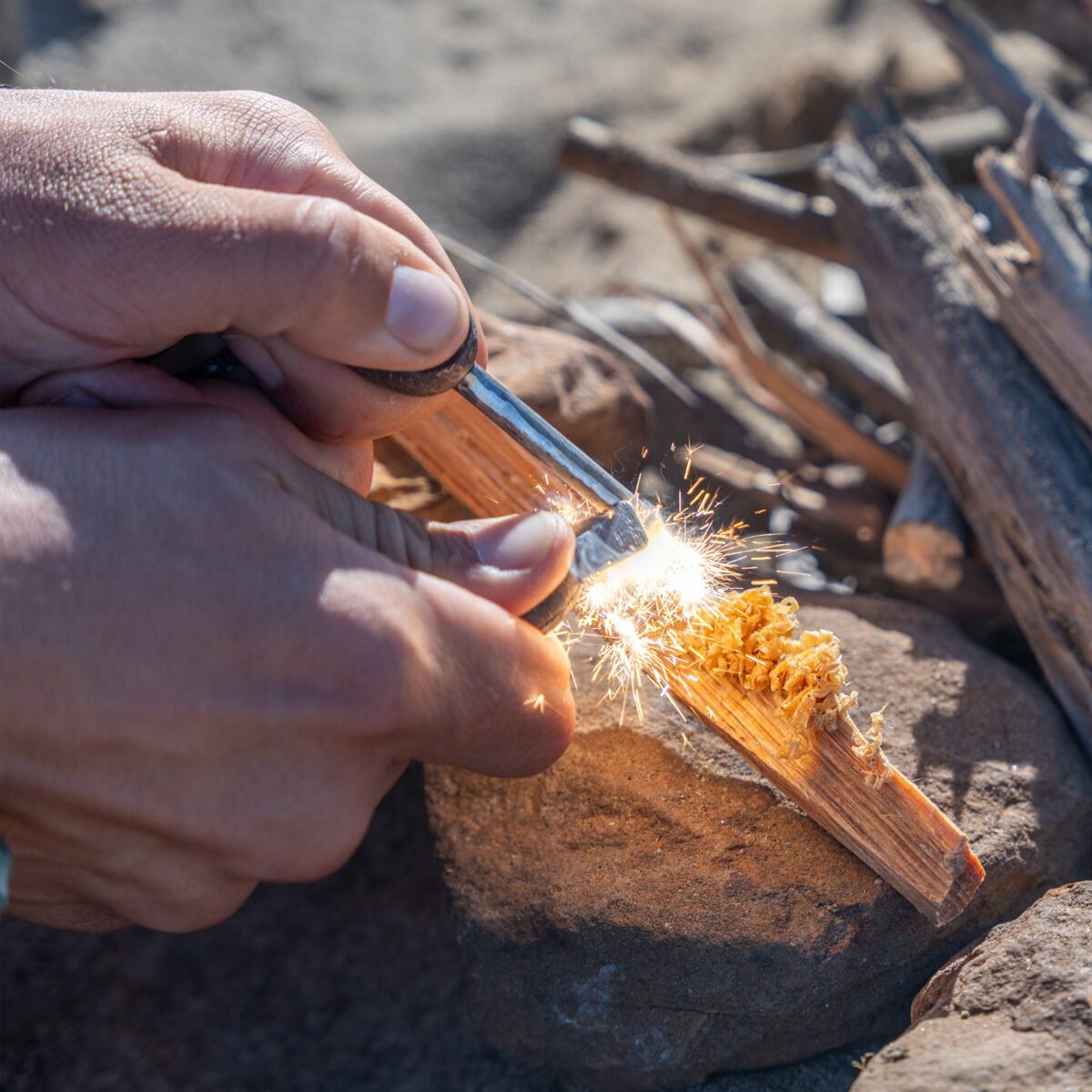 Light my fire Křesadlo Swedish FireSteel scout 2in1 rustyorange