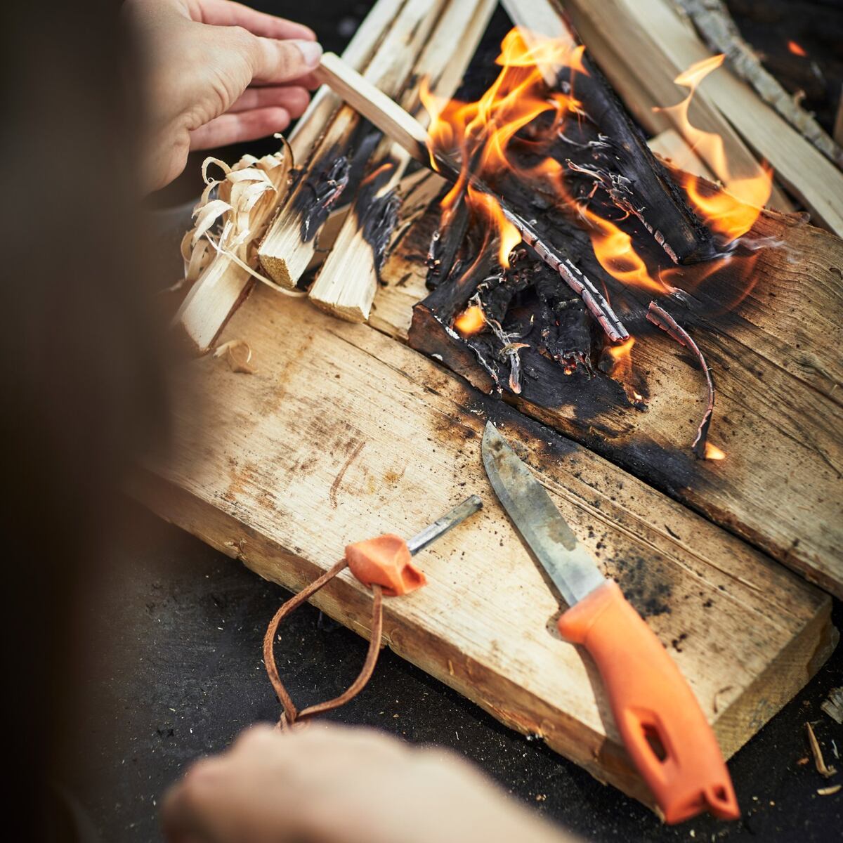 Light my fire Outdoorový nůž s křesadlem Swedish FireKnife 2in1 cocoshell