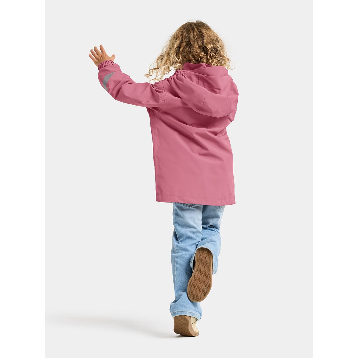 Didriksons Dětská nepromokavá bunda Norma heather pink - ROSTOUCÍ
