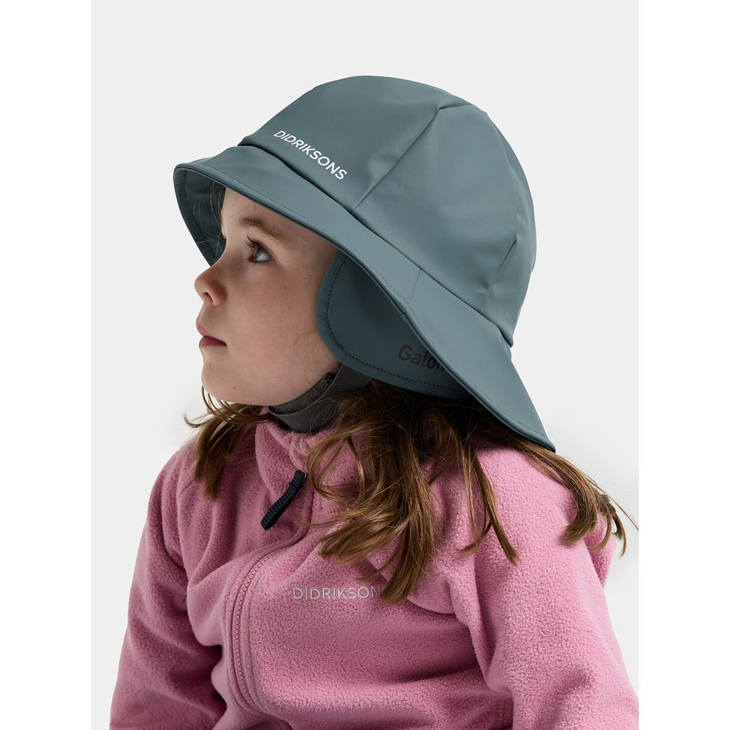 Didriksons Dětský klobouk do deště Southwest factory blue