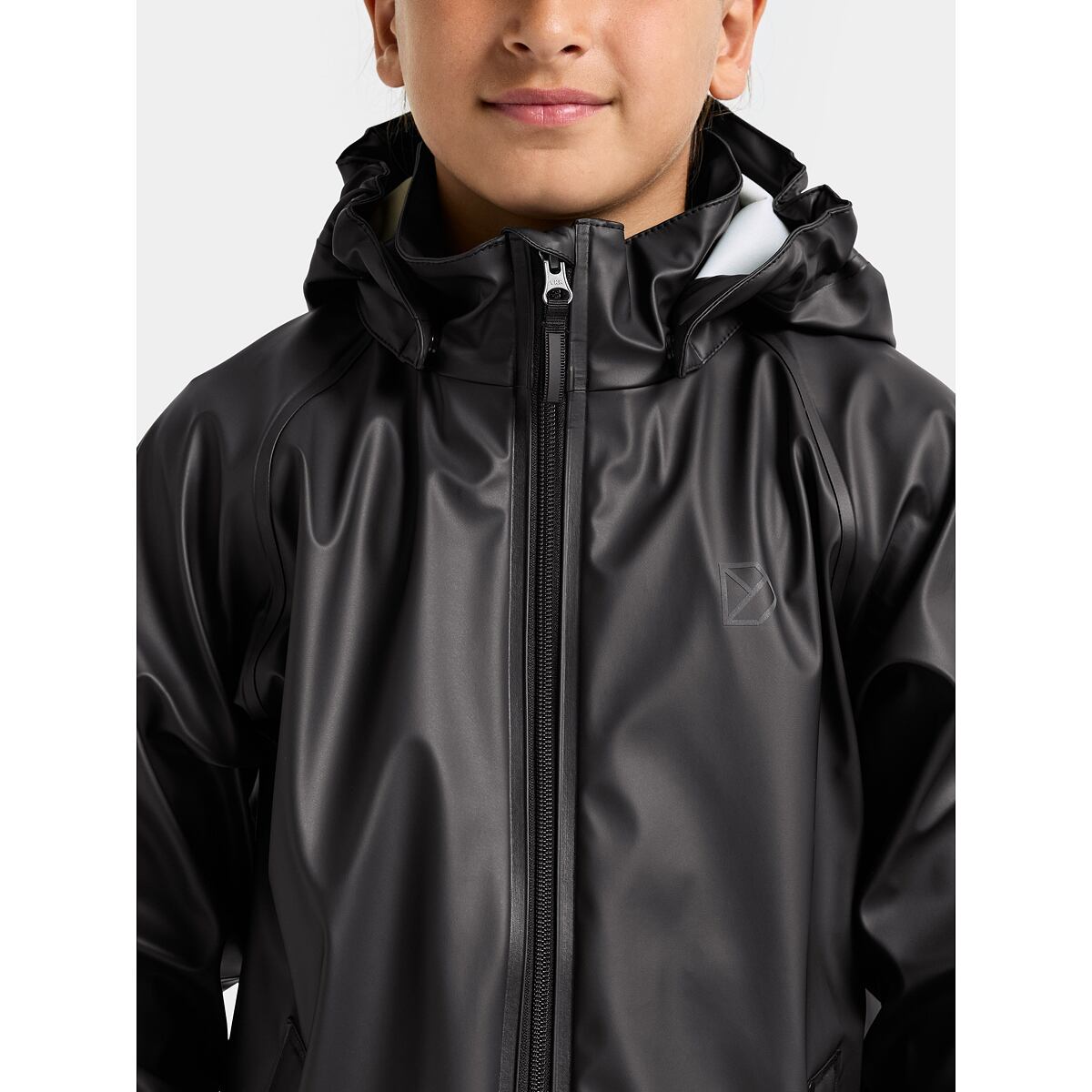 Didriksons Dětská bunda do deště Hepta black