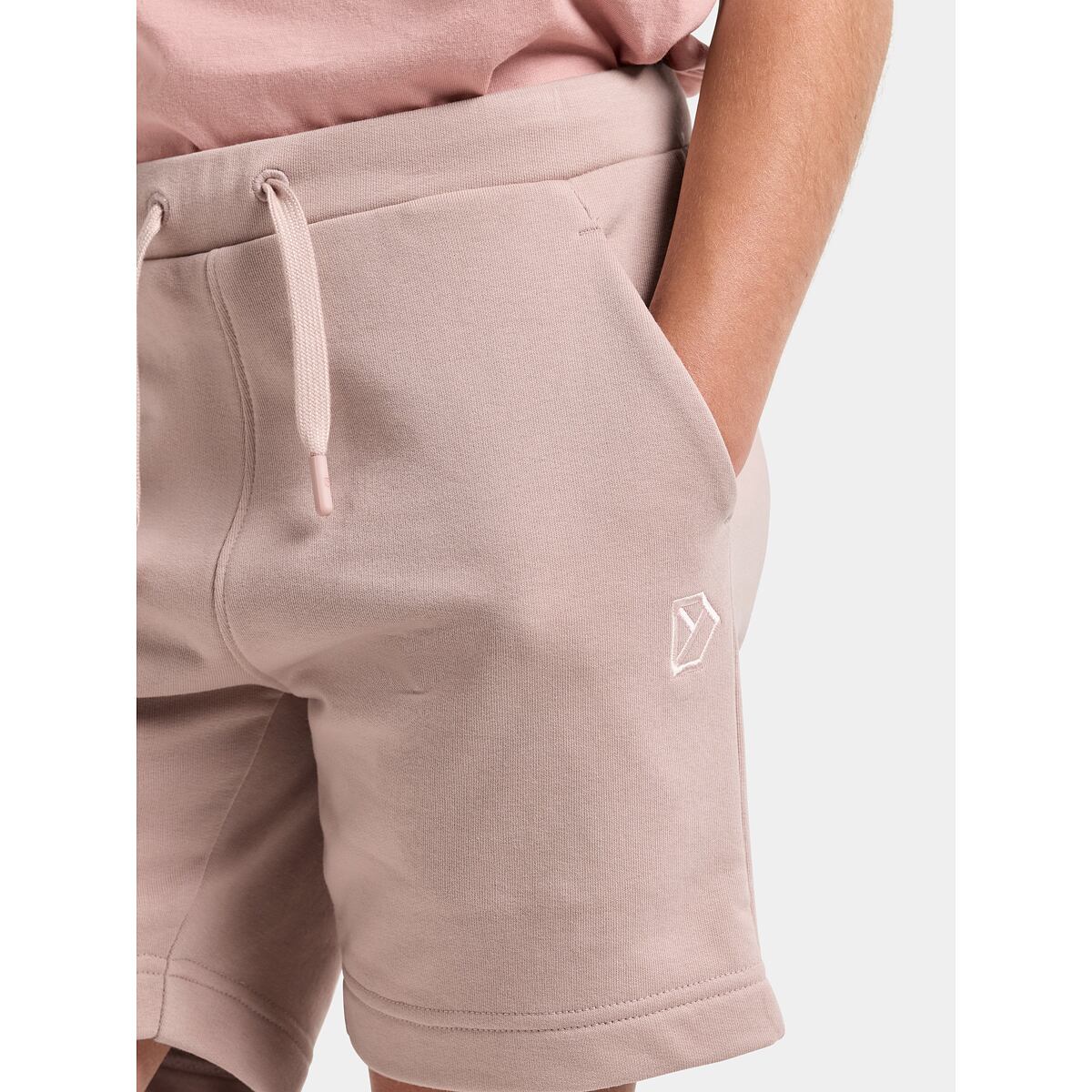 Didriksons Dětské bavlněné kraťasy Fejan  vintage pink