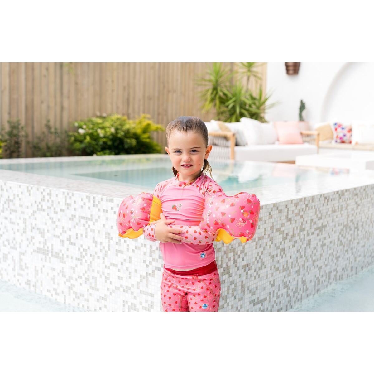 Splash About Dětské UV tričko dlouhý rukáv Strawberry Field