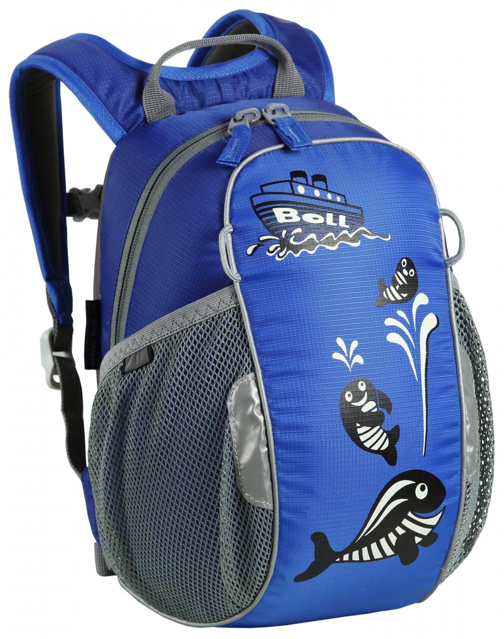 Dětský batoh Boll Bunny dutch blue 6 l s plyšákem Myškou