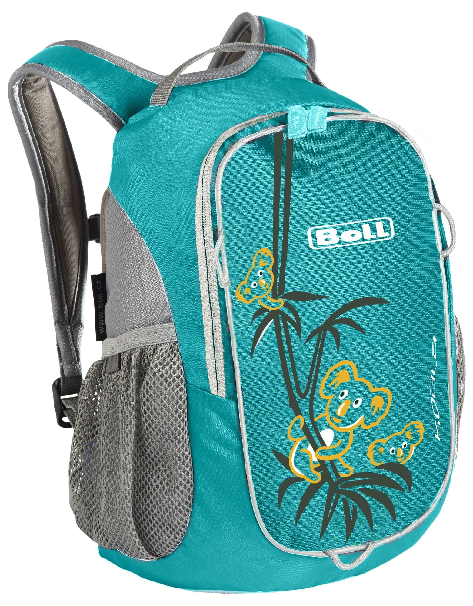 Dětský batoh Boll Koala turquoise 10 l s plyšákem Myškou